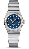 Omega,Omega - Constellation Co-Axial 27 mm - Brushed Steel and Red Gold Claws - Watch Brands Direct