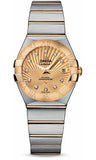 Omega,Omega - Constellation Co-Axial 27 mm - Brushed Steel and Yellow Gold - Watch Brands Direct
