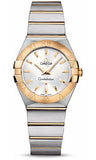 Omega,Omega - Constellation Quartz 27 mm - Brushed Steel and Yellow Gold - Watch Brands Direct
