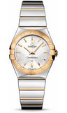 Omega,Omega - Constellation Quartz 27 mm - Polished Steel and Yellow Gold - Watch Brands Direct