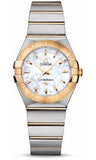 Omega,Omega - Constellation Quartz 27 mm - Brushed Steel and Yellow Gold - Watch Brands Direct