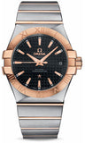 Omega,Omega - Constellation Co-Axial 35 mm - Brushed Steel and Red Gold - Watch Brands Direct