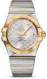 Omega,Omega - Constellation Co-Axial 35 mm - Brushed Steel and Yellow Gold - Watch Brands Direct