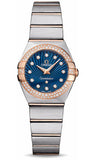 Omega,Omega - Constellation Quartz 24 mm - Brushed Steel and Red Gold - Watch Brands Direct