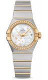 Omega,Omega - Constellation Co-Axial 27 mm - Brushed Steel and Yellow Gold - Watch Brands Direct