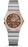 Omega,Omega - Constellation Co-Axial 27 mm - Brushed Steel and Red Gold - Watch Brands Direct