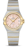 Omega,Omega - Constellation Co-Axial 27 mm - Brushed Steel and Yellow Gold - Watch Brands Direct