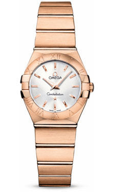 Omega,Omega - Constellation Quartz 24 mm - Brushed Red Gold - Watch Brands Direct