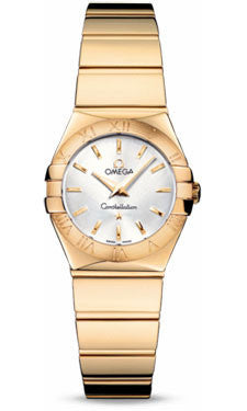 Omega,Omega - Constellation Quartz 24 mm - Polished Yellow Gold - Watch Brands Direct