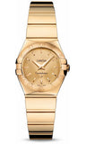 Omega,Omega - Constellation Quartz 24 mm - Polished Yellow Gold - Watch Brands Direct