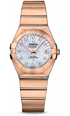 Omega,Omega - Constellation Co-Axial 27 mm - Red Gold - Watch Brands Direct