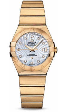 Omega,Omega - Constellation Co-Axial 27 mm - Yellow Gold - Watch Brands Direct