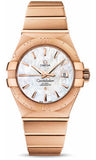 Omega,Omega - Constellation Co-Axial 31 mm - Brushed Red Gold - Watch Brands Direct