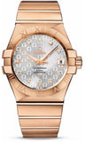 Omega,Omega - Constellation Co-Axial 35 mm - Brushed Red Gold - Watch Brands Direct