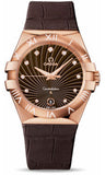 Omega,Omega - Constellation Quartz 35 mm - Brushed Red Gold - Watch Brands Direct