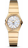 Omega,Omega - Constellation Quartz 24 mm - Polished Yellow Gold - Watch Brands Direct