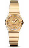 Omega,Omega - Constellation Quartz 24 mm - Polished Yellow Gold - Watch Brands Direct