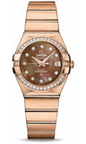 Omega,Omega - Constellation Co-Axial 27 mm - Red Gold - Watch Brands Direct