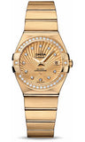 Omega,Omega - Constellation Co-Axial 27 mm - Yellow Gold - Watch Brands Direct