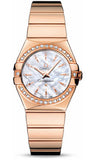 Omega,Omega - Constellation Quartz 27 mm - Polished Red Gold - Watch Brands Direct
