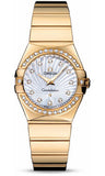 Omega,Omega - Constellation Quartz 27 mm - Polished Yellow Gold - Watch Brands Direct
