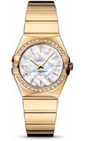 Omega,Omega - Constellation Quartz 27 mm - Polished Yellow Gold - Watch Brands Direct