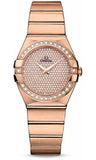 Omega,Omega - Constellation Quartz 27 mm - Brushed Red Gold - Watch Brands Direct