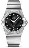 Omega,Omega - Constellation Co-Axial 38 mm - Brushed White Gold - Watch Brands Direct