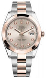 Rolex,Rolex - Datejust 41mm - Stainless Steel and Everose Gold - Domed Bezel - Watch Brands Direct