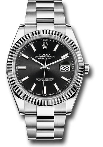 Rolex - Datejust II 41mm - Stainless Steel - Fluted Bezel - Oyster Bra –  Watch Brands Direct - Luxury Watches at the Largest Discounts