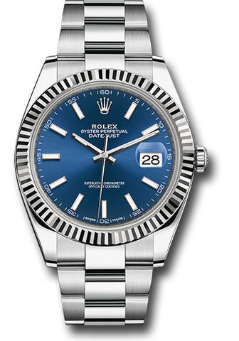 Rolex - Datejust II 41mm - Stainless Steel - Fluted Bezel - Oyster Bra –  Watch Brands Direct - Luxury Watches at the Largest Discounts