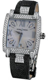Ulysse Nardin,Ulysse Nardin - Caprice - Stainless Steel - Diamond Bezel - Leather Strap - Watch Brands Direct