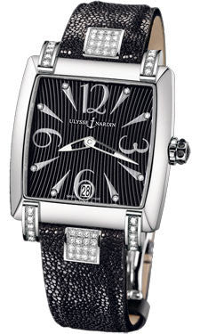 Ulysse Nardin,Ulysse Nardin - Caprice - Stainless Steel - Diamond Lugs - Leather Strap - Watch Brands Direct