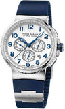 Ulysse Nardin,Ulysse Nardin - Marine Chronograph Manufacture - Stainless Steel and Titanium - Watch Brands Direct