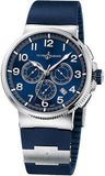 Ulysse Nardin,Ulysse Nardin - Marine Chronograph Manufacture - Stainless Steel and Titanium - Watch Brands Direct