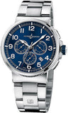 Ulysse Nardin,Ulysse Nardin - Marine Chronograph Manufacture - Stainless Steel and Titanium - Watch Brands Direct