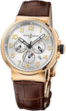 Ulysse Nardin,Ulysse Nardin - Marine Chronograph Manufacture - Rose Gold - Watch Brands Direct