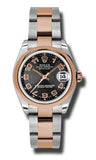 Rolex,Rolex - Datejust 31mm - Steel and Pink Gold - Domed Bezel - Watch Brands Direct