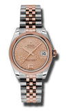 Rolex,Rolex - Datejust 31mm - Steel and Pink Gold - Domed Bezel - Watch Brands Direct