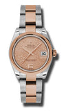 Rolex,Rolex - Datejust 31mm - Steel and Pink Gold - Domed Bezel - Watch Brands Direct