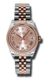 Rolex,Rolex - Datejust 31mm - Steel and Pink Gold - Domed Bezel - Watch Brands Direct