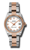 Rolex,Rolex - Datejust 31mm - Steel and Pink Gold - Domed Bezel - Watch Brands Direct