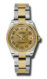 Rolex,Rolex - Datejust 31mm - Steel and Yellow Gold - Domed Bezel - Watch Brands Direct