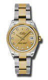 Rolex,Rolex - Datejust 31mm - Steel and Yellow Gold - Domed Bezel - Watch Brands Direct