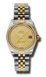 Rolex,Rolex - Datejust 31mm - Steel and Yellow Gold - Domed Bezel - Watch Brands Direct