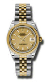 Rolex,Rolex - Datejust 31mm - Steel and Yellow Gold - Domed Bezel - Watch Brands Direct