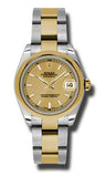 Rolex,Rolex - Datejust 31mm - Steel and Yellow Gold - Domed Bezel - Watch Brands Direct