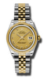 Rolex,Rolex - Datejust 31mm - Steel and Yellow Gold - Domed Bezel - Watch Brands Direct