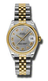 Rolex,Rolex - Datejust 31mm - Steel and Yellow Gold - Domed Bezel - Watch Brands Direct