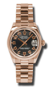 Rolex,Rolex - Datejust 31mm - Gold President Pink Gold - Domed Bezel - President - Watch Brands Direct